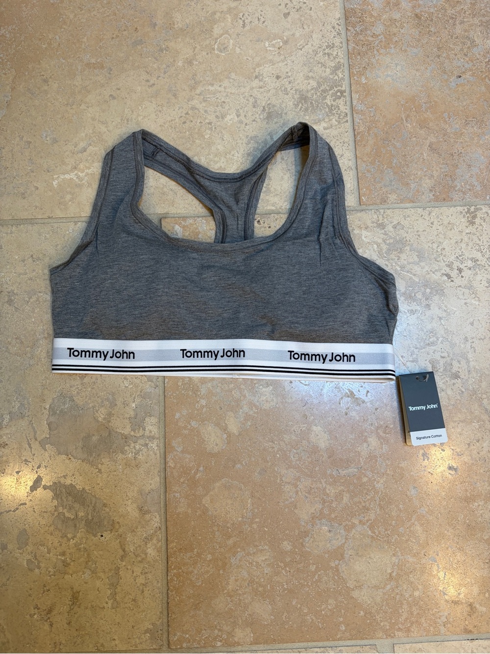 Tommy John Signature Cotton Scoop Racerback Bralette